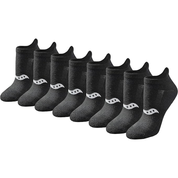 Pack Of 8 Athletic Low Cut Cushioned Socks