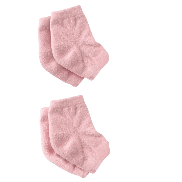 2-Pair Moisturizing Gel Socks - Hydrating Comfort and moisturizing