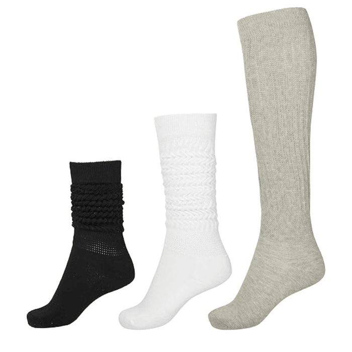 3-Pack Slouchy Boot Socks - Cozy and Stylish