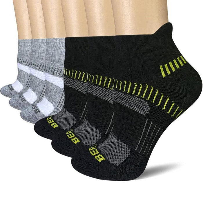 6 Pack Anti Blister Running Socks – Stability and Comfort