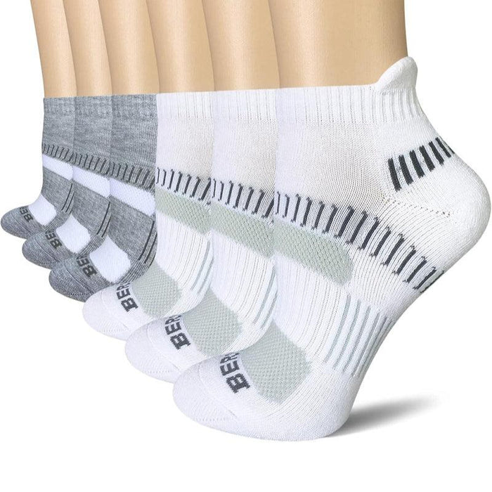 6 Pack Anti Blister Running Socks – Stability and Comfort