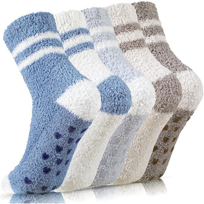 Comfy Diabetic Fuzzy Socks – Warmth and Secure Grip