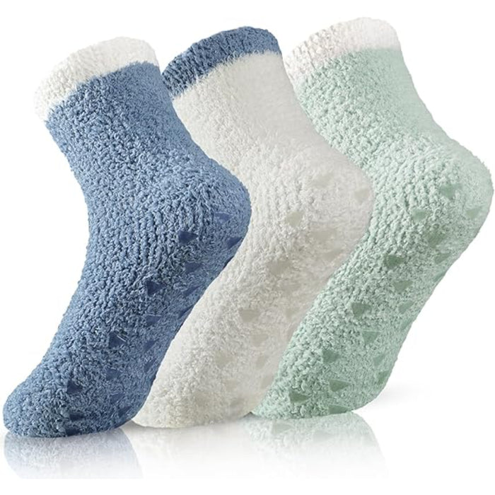 Comfy Diabetic Fuzzy Socks – Warmth and Secure Grip