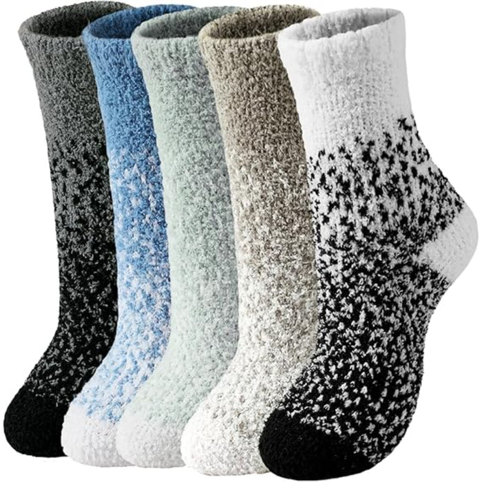 Comfy And Warmth Diabetic Fuzzy Socks With Grip