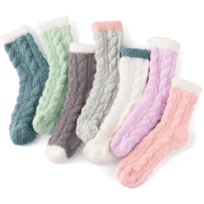 Comfy Diabetic Fuzzy Socks – Warmth and Secure Grip