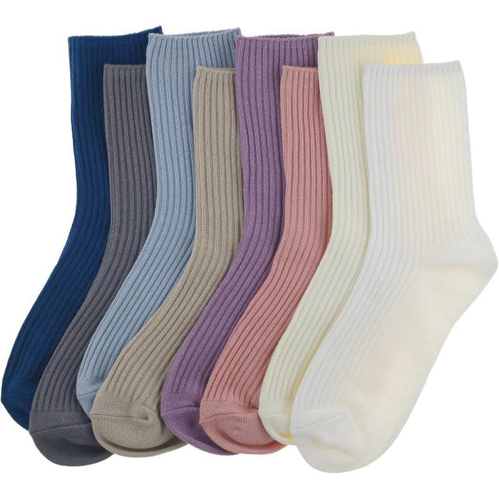 Cozy Cotton Blend Crew Socks – All-Day Comfort (6 Pack)