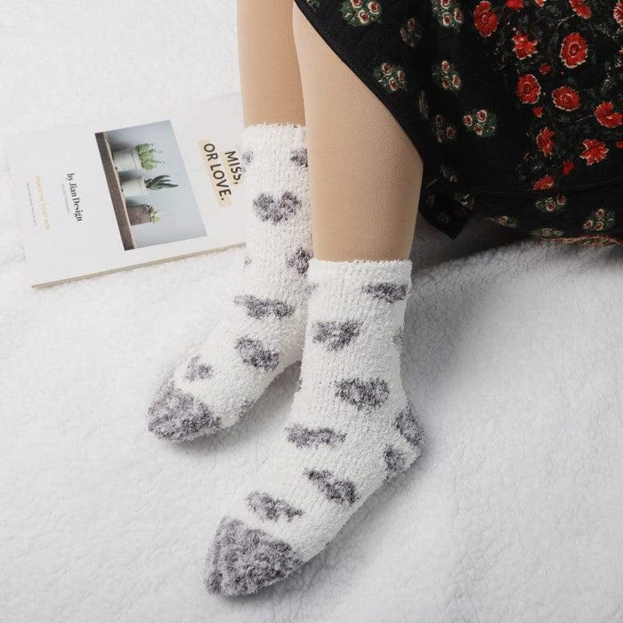 Cozy Fluffy Socks – Soft - Warm and Stylish (6 Pack)