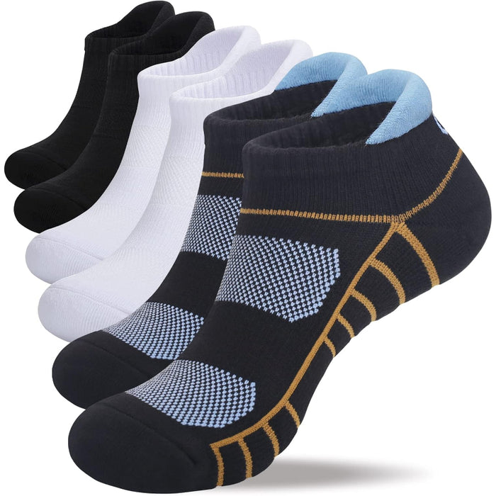 6 Pairs Athletic Antimicrobial Socks – Comfort and Support