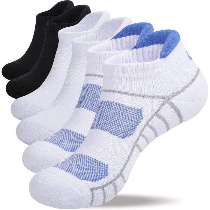 6 Pairs Athletic Antimicrobial Socks – Comfort and Support