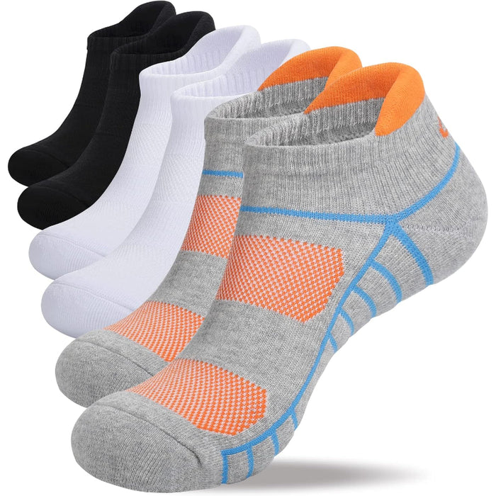 6 Pairs Athletic Antimicrobial Socks – Comfort and Support