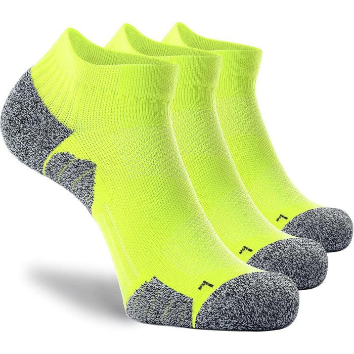 3 Pack Cushioned Compression Socks – Arch Support Moisture Control