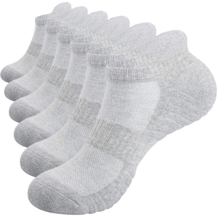 6 Pair Running Anti-Blister Socks – Comfort and Cushioned