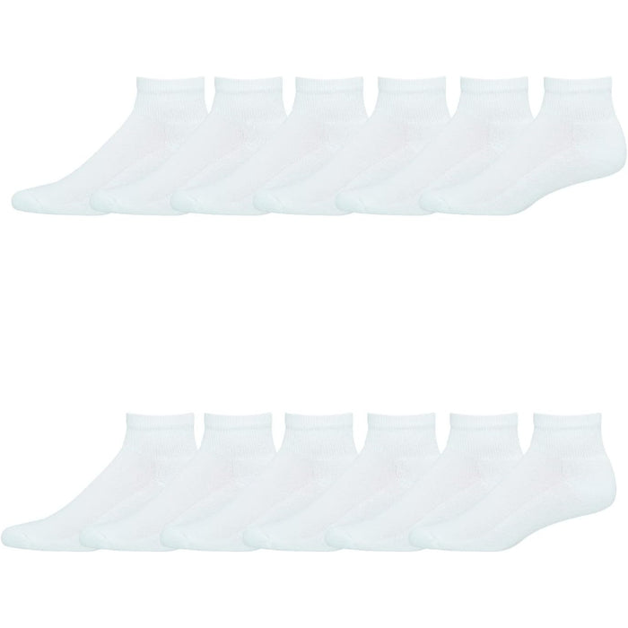 12 Pack Double Toe Socks – Anti-Slip and Moisture-Wicking