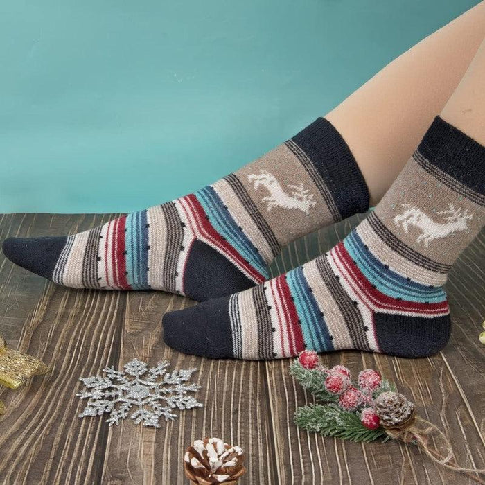 5 Pairs Everyday Cozy Wool Blend Socks – 5 Pairs for Cozy Warmth