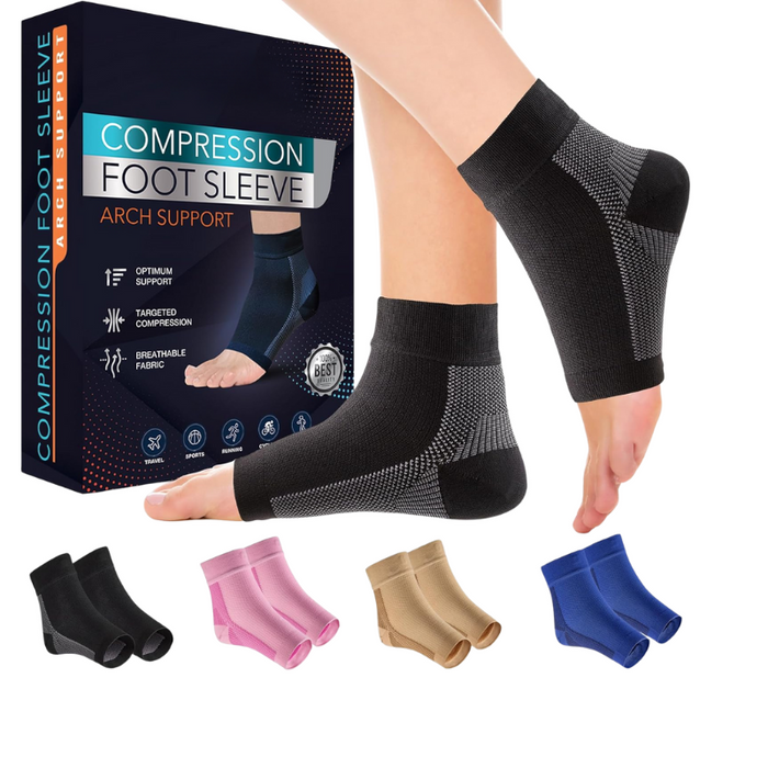 Full Sleeve Compression Socks – Supportive Printed Fit