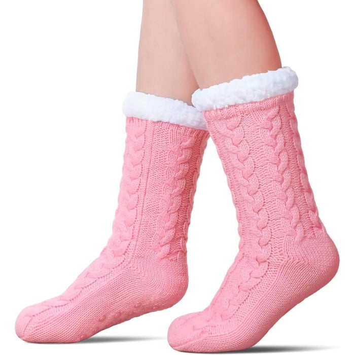 Fuzzy Grippers Diabetic Socks