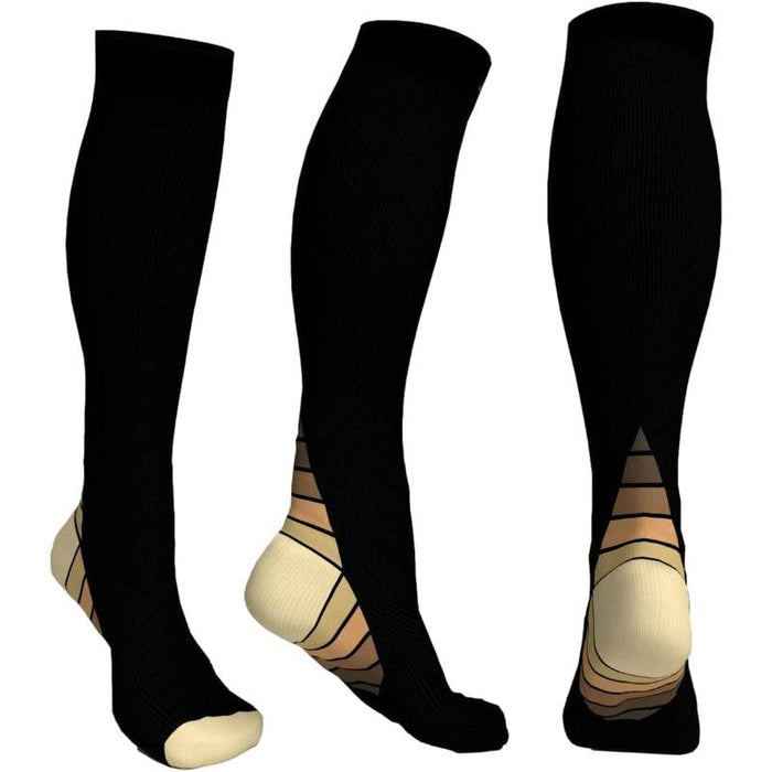 Graduated Compression Socks For Active Wear And Travel