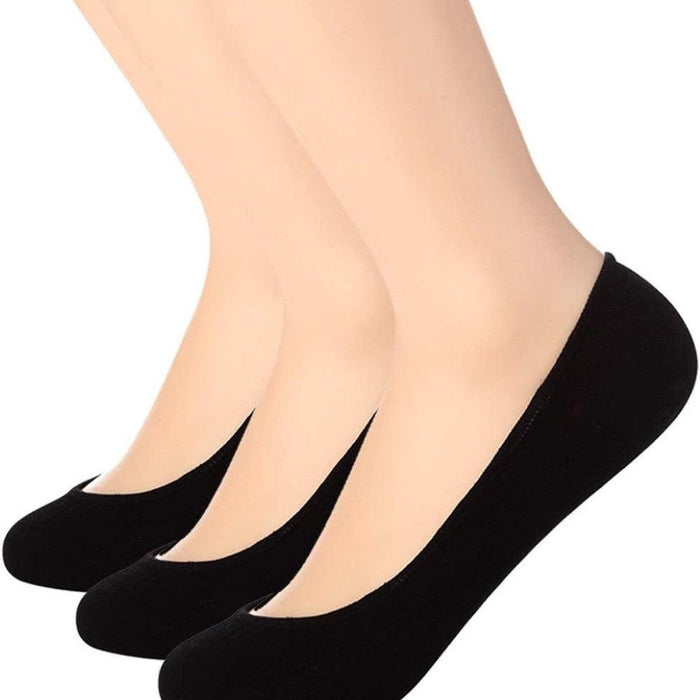 3 Pack Non-Slip Low Cut Socks - Comfort and Secure