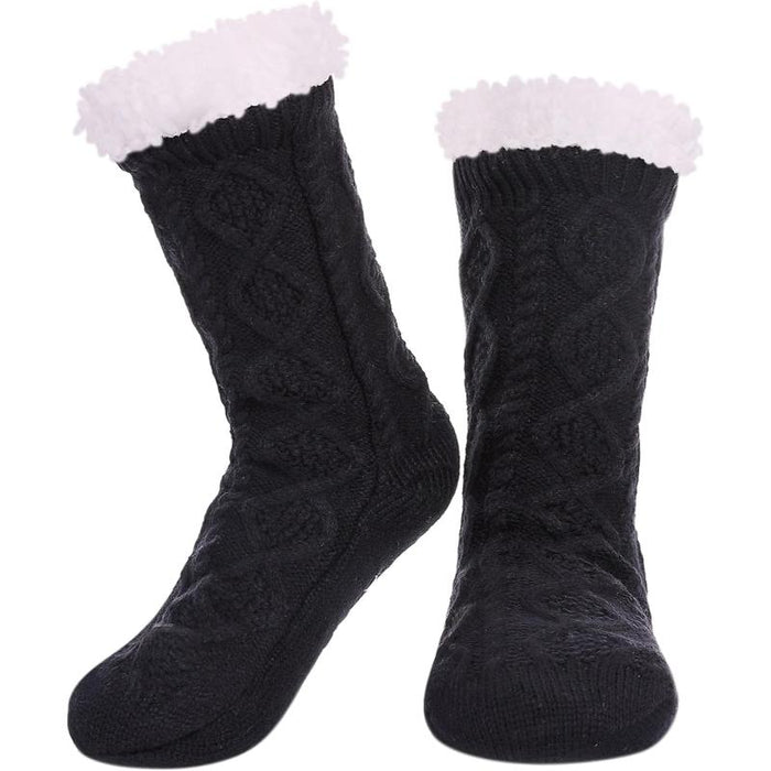 Non Slip Fuzzy Christmas Diabetic Socks