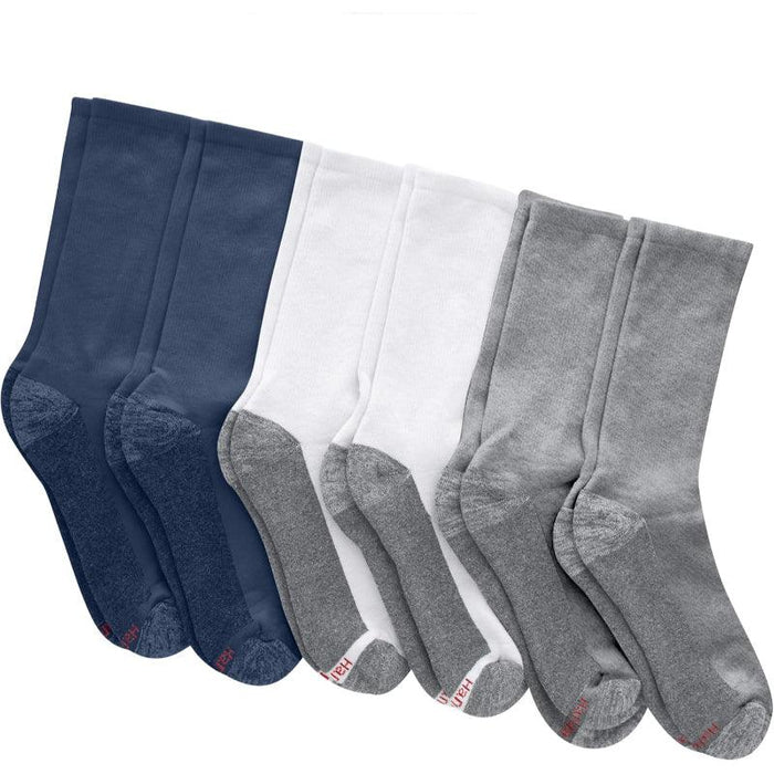 6 Pack Max Cushioned Crew Toe Socks – Comfort and Durability