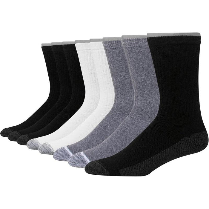 12 Pack Cushioned Crew Toe Socks – Comfort and Durability - SOCKZ