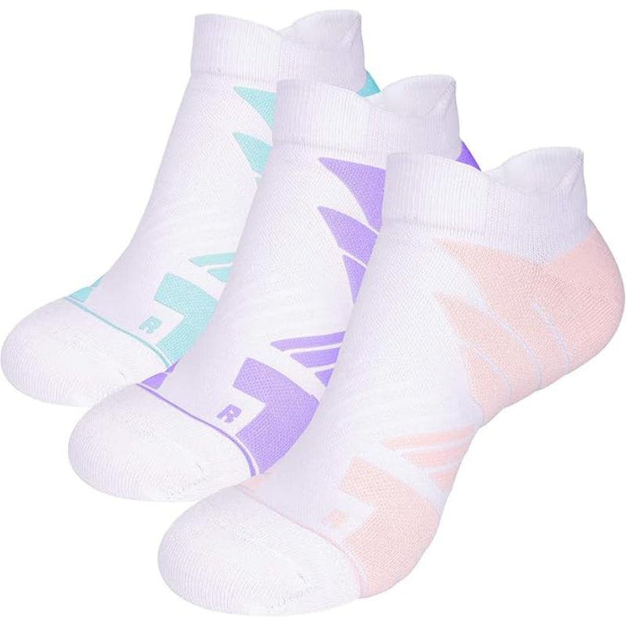 3-Pack Anti-Blister Running Socks - No Show and Comfortable