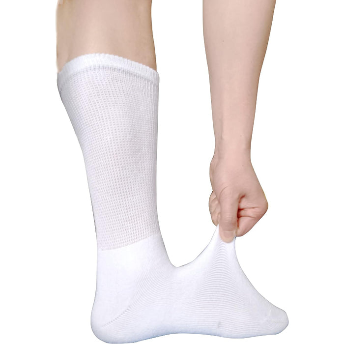 Pack Of 6 Comfy Diabetic Crew Socks