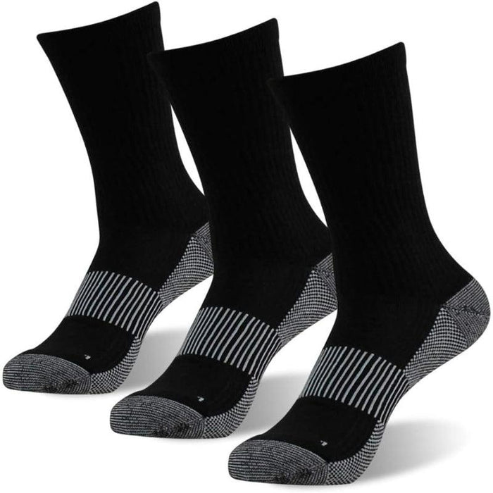 3-Pack Copper Compression Hiking Socks - Antimicrobial and Durable