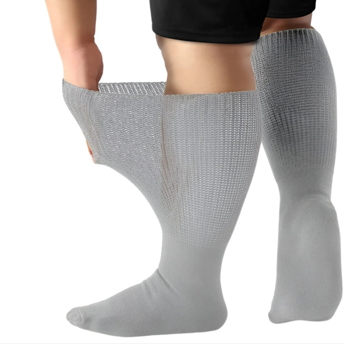 Pack Of 3 Pairs Extra Wide Calf Diabetic Socks