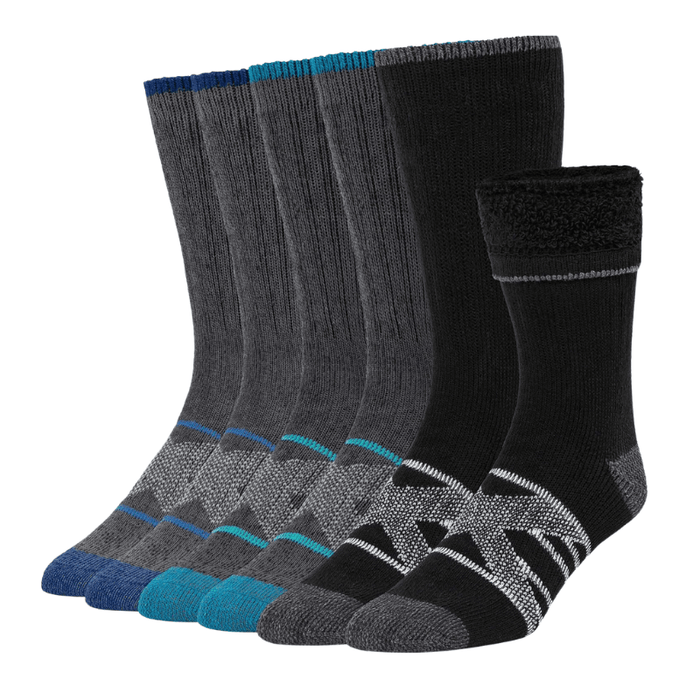 Pack Of 3 Pairs Stylish Printed Heated Socks