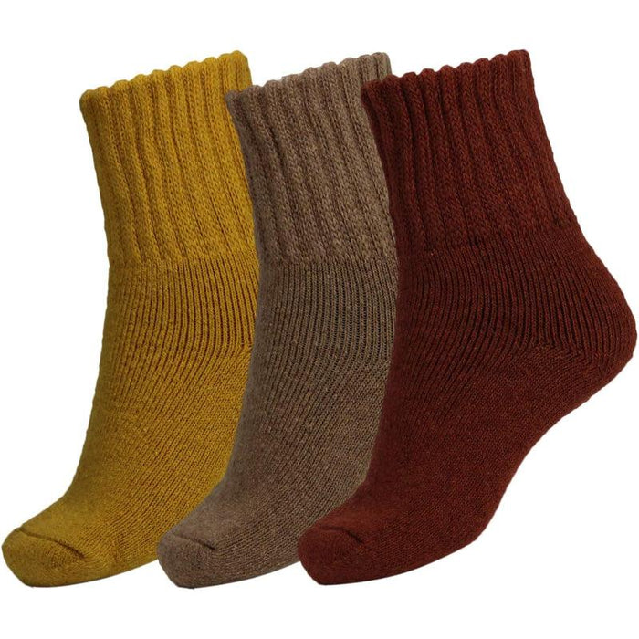 3-Pack Thick Winter Crew Socks - Warm and Cozy