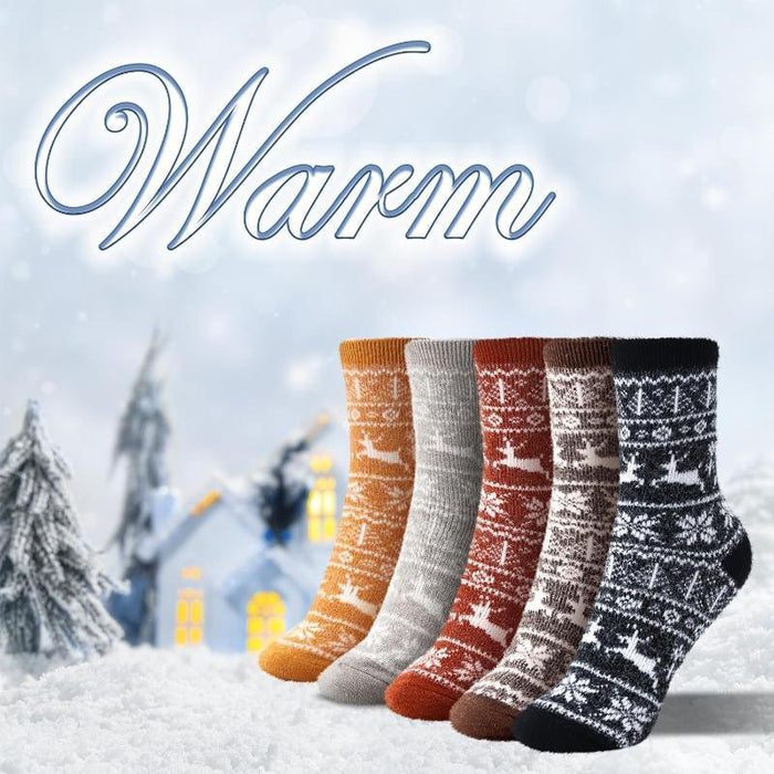 5 Pack Thick Diabetic Fuzzy Fluffy Socks – Warmth and all Seasons