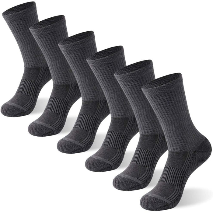 6 Pack Copper Compression Hiking Socks – Support and Freshness