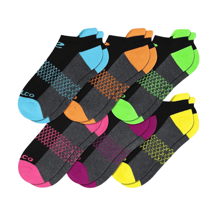 6 Pairs Cushioned Compression Socks –  Durable and Comfortable