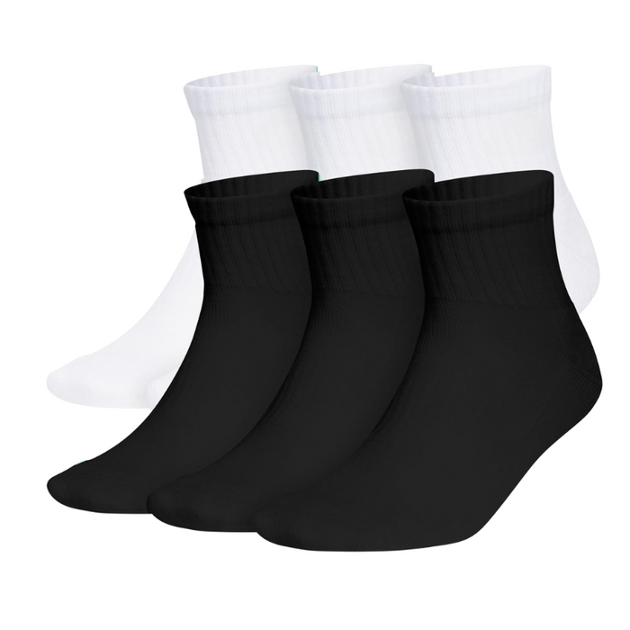 6 Pairs Athletic Style Compression Socks - Support and Comfort