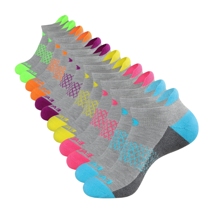 6 Pack Cushioned Compression Socks – Comfortable and Supportive