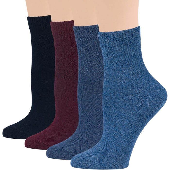 4-Pack Seamless Diabetic Socks - Ultimate Comfort and Fit