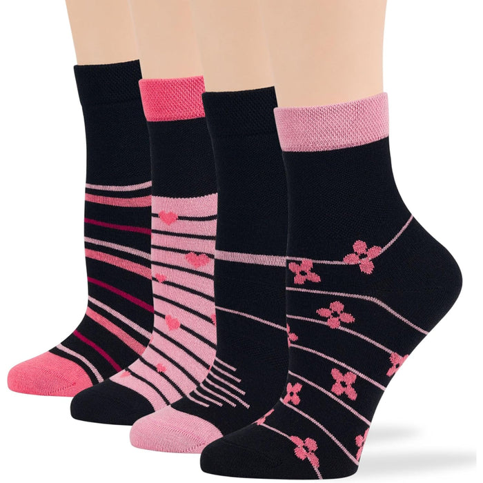 Pack Of 4 Seamless Diabetic Socks