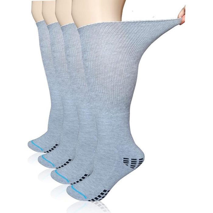 2-Pack Extra Wide Diabetic Socks - Cushioned and Comfortable