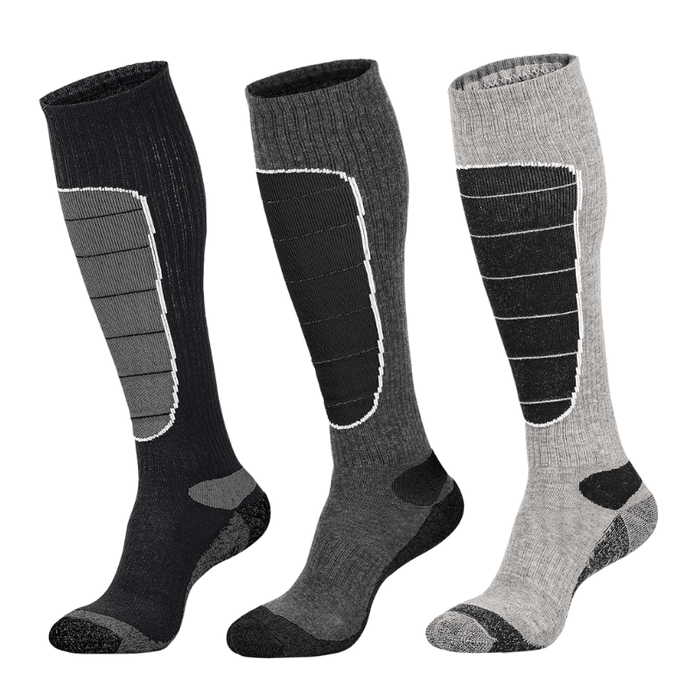 3 Pairs Stylish Compression Heated Socks