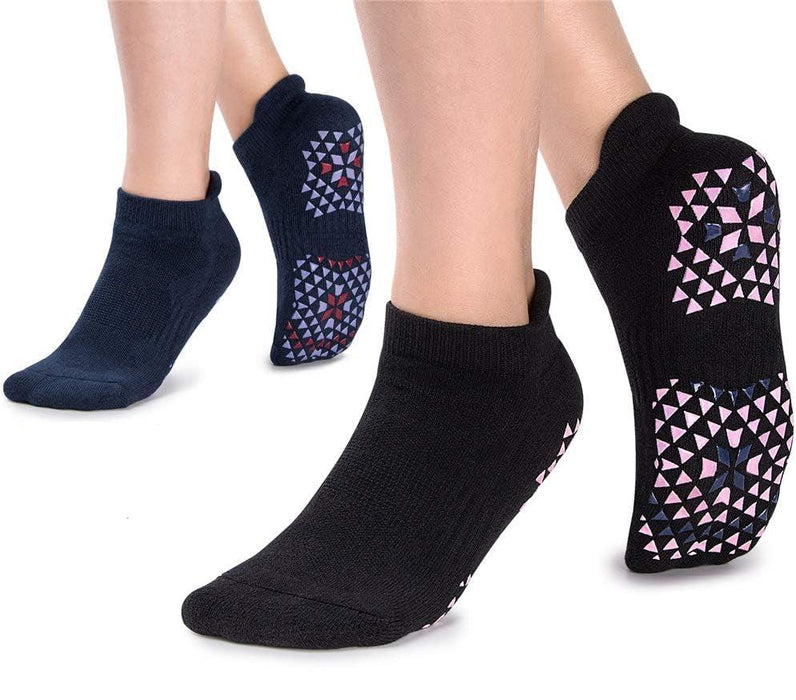 2-Pair Non-Slip Diabetic Socks - Comfortable and Supportive