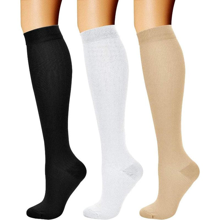 3 Pack Running Compression Orthopedic Socks - Support and Comfort