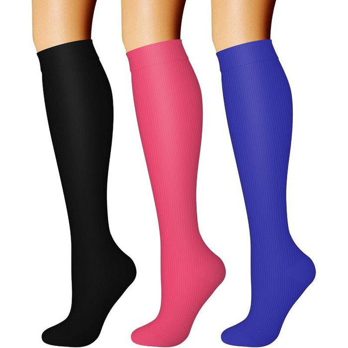 3 Pack Running Compression Orthopedic Socks - Support and Comfort