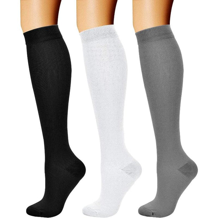 3 Pack Running Compression Orthopedic Socks - Support and Comfort