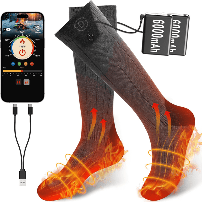 Smart Design Rechargeable Heated Socks