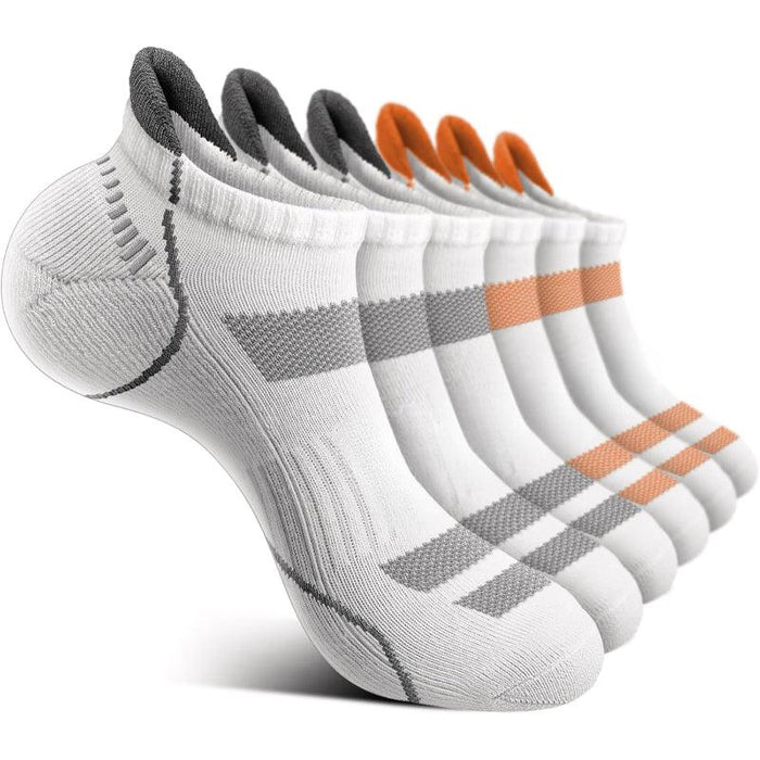 6 Pairs Lightweight Walking Ankle Support Socks