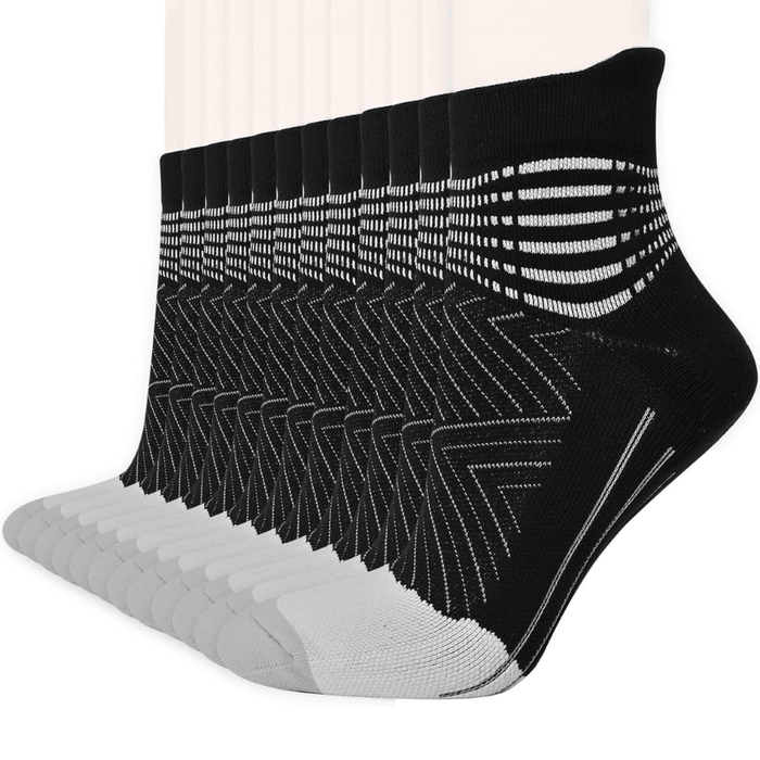 6 Pack Cushioned Ankle Support Socks