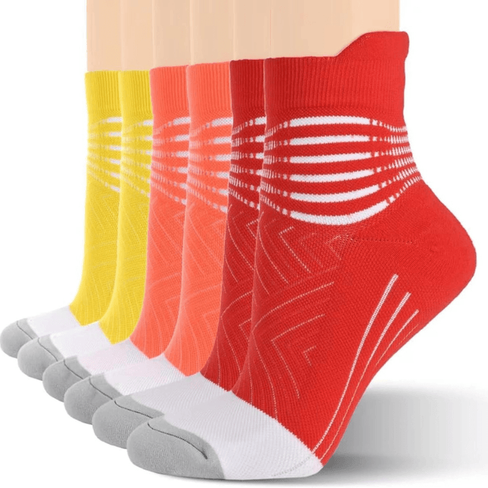 3 Packs Cushioned Ankle Support Socks