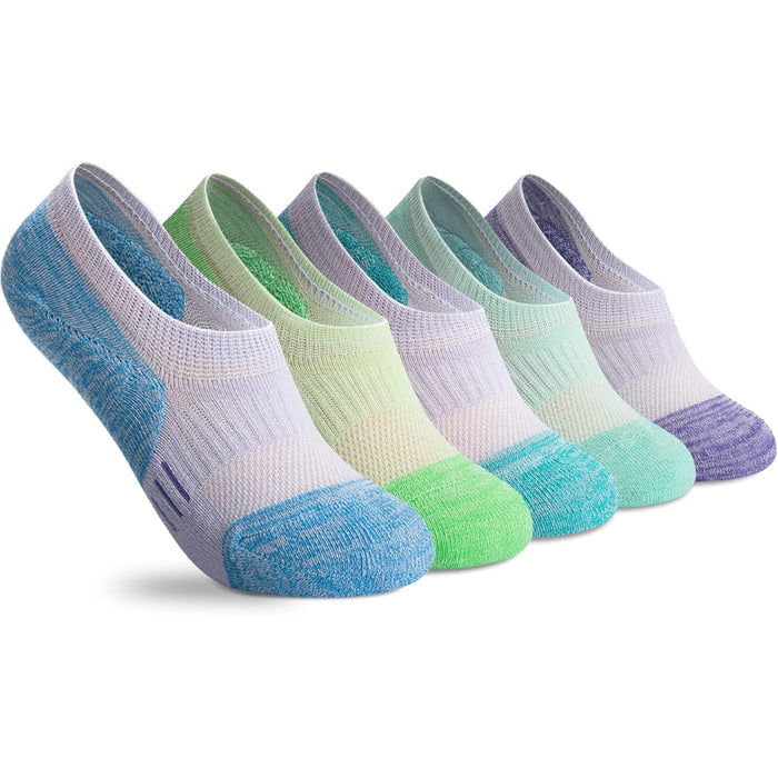 5 Pairs Cushioned Running Ankle Support Socks