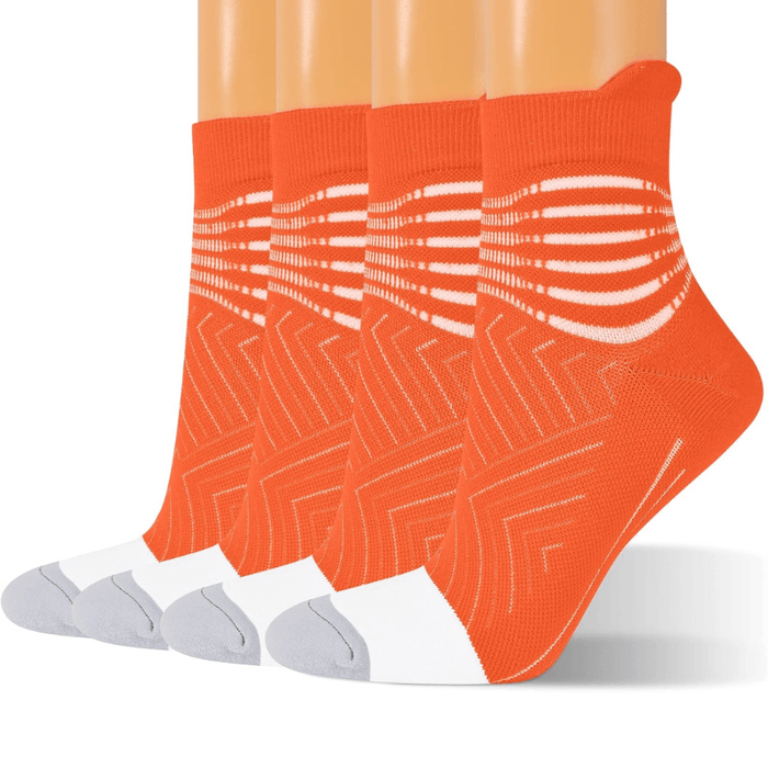 2 Pack Cushioned Ankle Support Athletic Socks